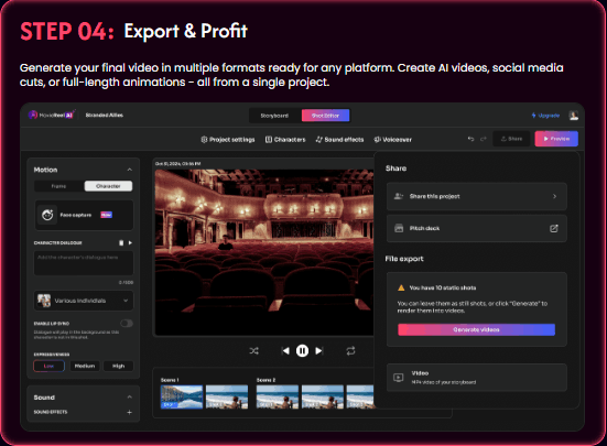 Movie-reel-ai step 4